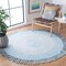 Safavieh 7 x 7 ft. Cape Cod Round Area Rug, Blue & Grey CAP228M-7R - alternate 3